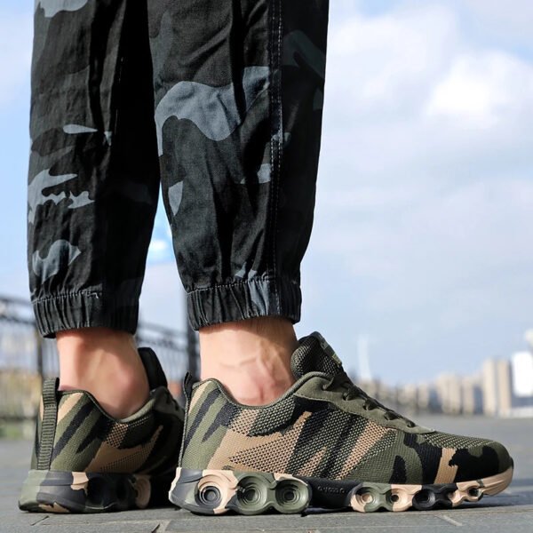 Baskets pour homme orthopédiques avec camouflage militaire – Image 5
