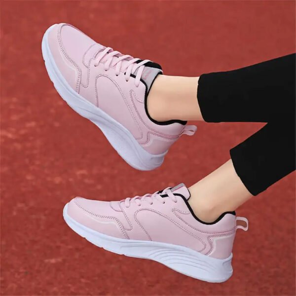 Baskets orthopédiques pour femme roses et classes – Image 3