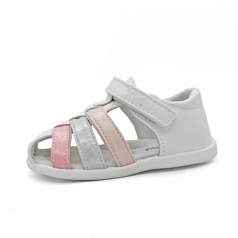 chaussure_bebe_orthopedique_blanche_rose_cuir_01