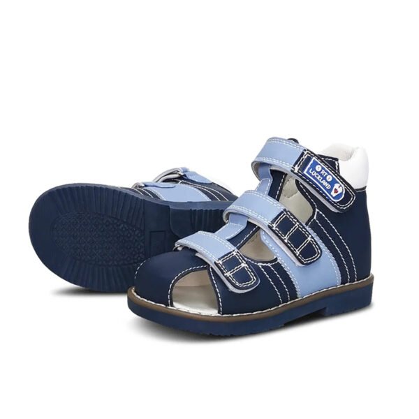 Chaussure bébé orthopédique avec lanières à scratch – Image 3