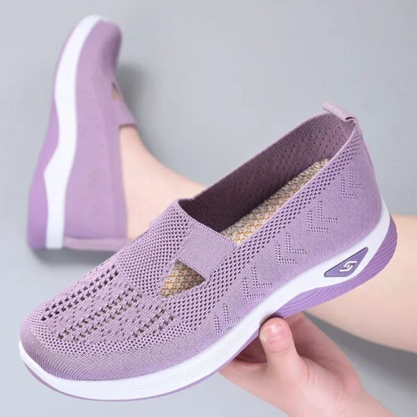 Chaussure femme pour pied plat violette – Image 2