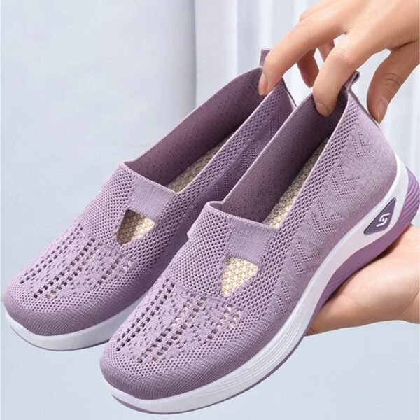 Chaussure femme pour pied plat violette – Image 3