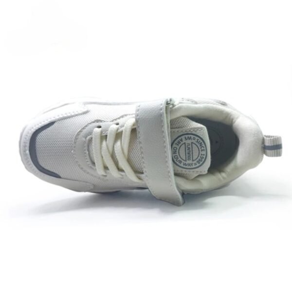 Chaussure orthopédique garçon blanche en maille – Image 2