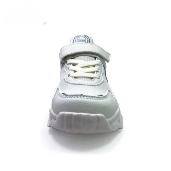 Chaussure orthopédique garçon blanche en maille – Image 3