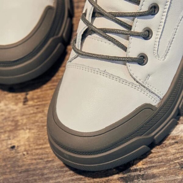Chaussure orthopédique montante zippée style urbain – Image 3