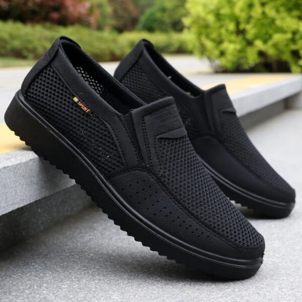 Chaussure orthopédique pied plat respirante sans lacet – Image 2