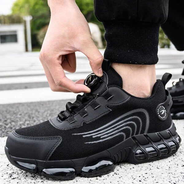 Chaussure de sécurité orthopédique à bouton rotatif – Image 3