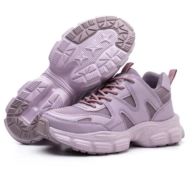 Chaussure de sécurité violette pour pied plat – Image 2