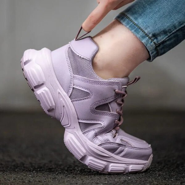 Chaussure de sécurité violette pour pied plat – Image 3