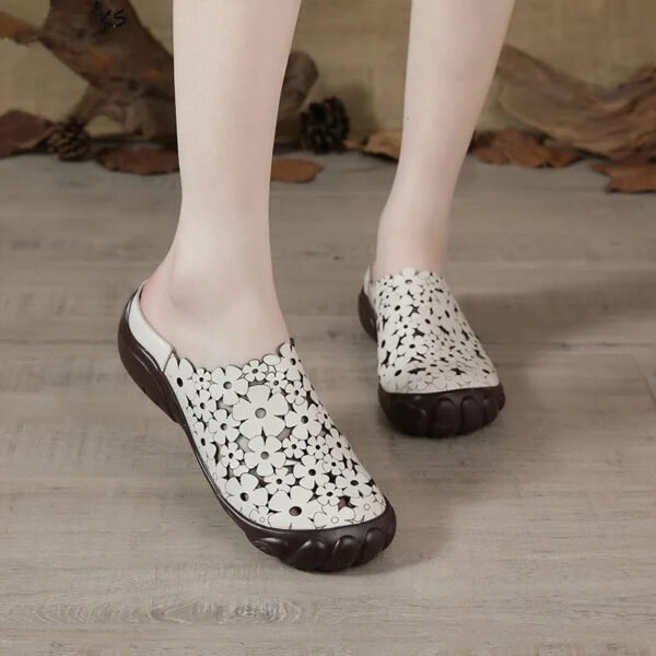 Chaussures orthopédiques pied plat à motif floral – Image 2