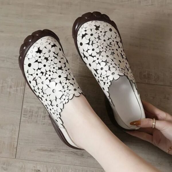 Chaussures orthopédiques pied plat à motif floral – Image 3