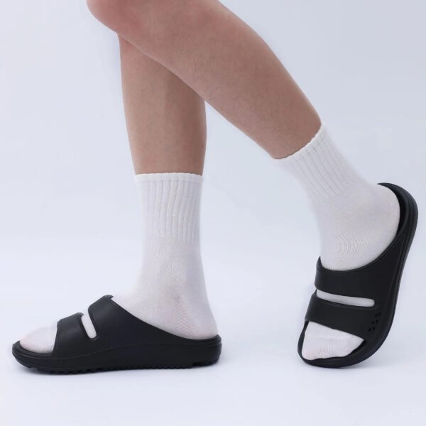 Claquette orthopédique homme noire et confortable – Image 3