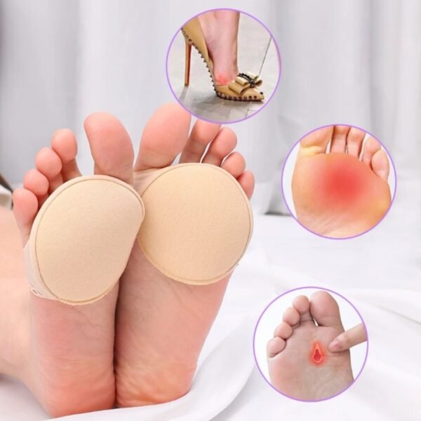 Lot de 2 semelles de décharge avant pied en coton – Image 2