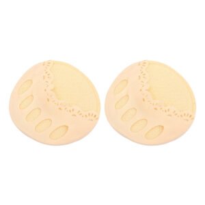 Lot de 2 semelles de décharge avant pied en coton sur fond blanc