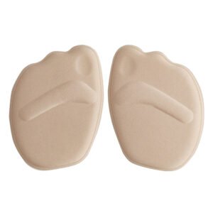 Lot de 2 semelles de décharge avant pied antidérapantes sur fond blanc