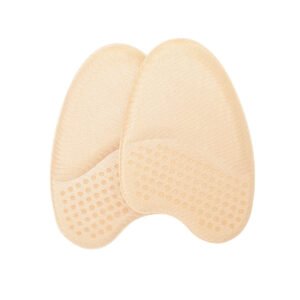 Lot de 2 semelles de décharge avant pied en gel sur fond blanc