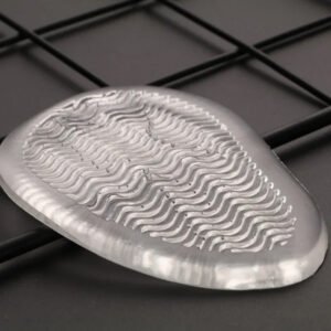 Lot de 2 semelles orthopédiques en silicone ergonomiques sur fond gris
