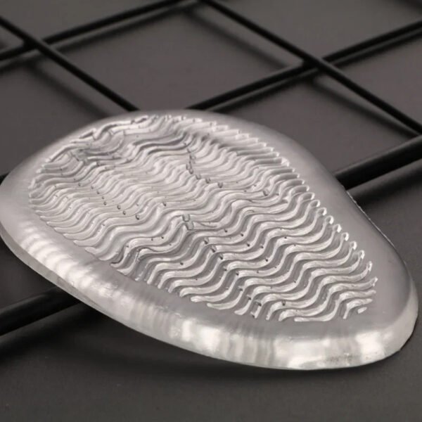Lot de 2 semelles orthopédiques en silicone ergonomiques sur fond gris