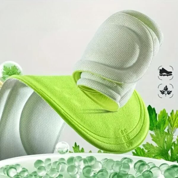 Lot de 2 semelles orthopédiques pour le sport désodorisantes – Image 3
