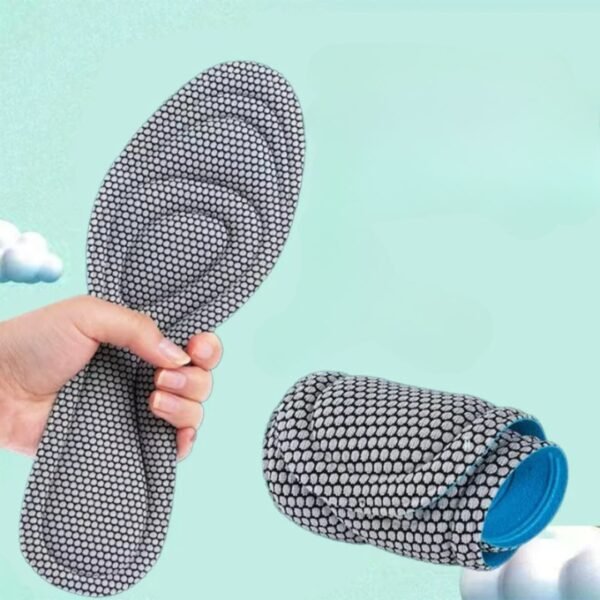 Lot de 2 semelles orthopédiques pour le sport à mémoire de forme – Image 2