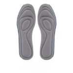 Lot de 2 semelles orthopédiques pour le sport à mémoire de forme sur fond blanc