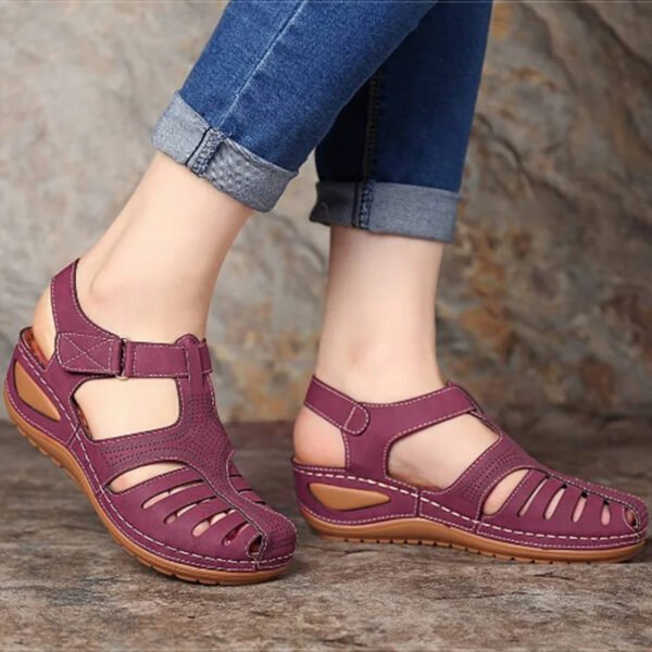 Sandales femme orthopédiques à lanière ajustable – Image 3