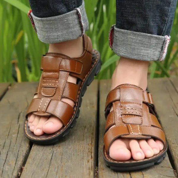 Sandales orthopédiques pour homme designs et luxueuses – Image 2