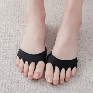 Semelle de décharge avant pied en microfibre sur des pieds