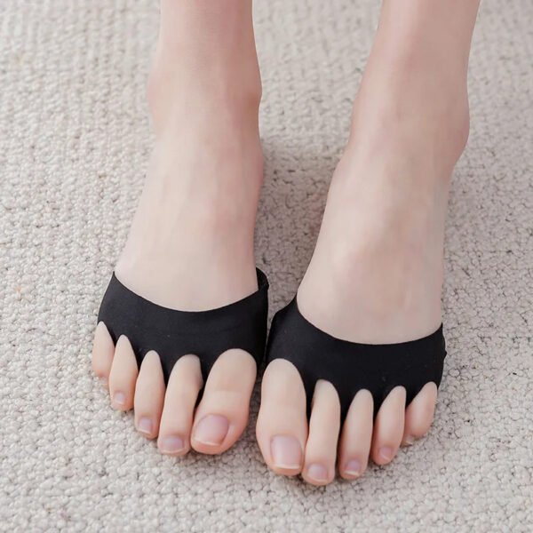 Semelle de décharge avant pied en microfibre sur des pieds