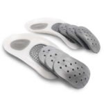 Semelles pour genou orthopédiques avec voûte interchangeable sur fond blanc
