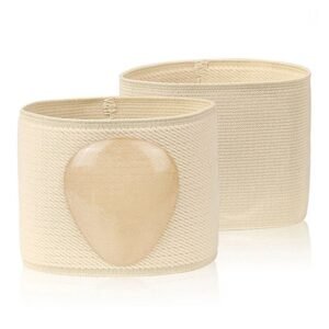 Semelles orthopédiques pour pieds plats style bande élastique sur fond blanc