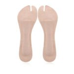 Semelles orthopédiques pour sandale adhésives et simples sur fond blanc