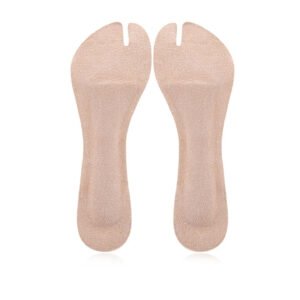 Semelles orthopédiques pour sandale adhésives et simples sur fond blanc