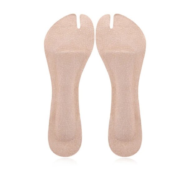 Semelles orthopédiques pour sandale adhésives et simples sur fond blanc